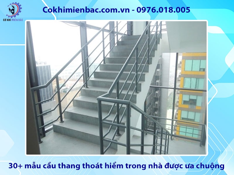 30+ mẫu cầu thang thoát hiểm trong nhà được ưa chuộng