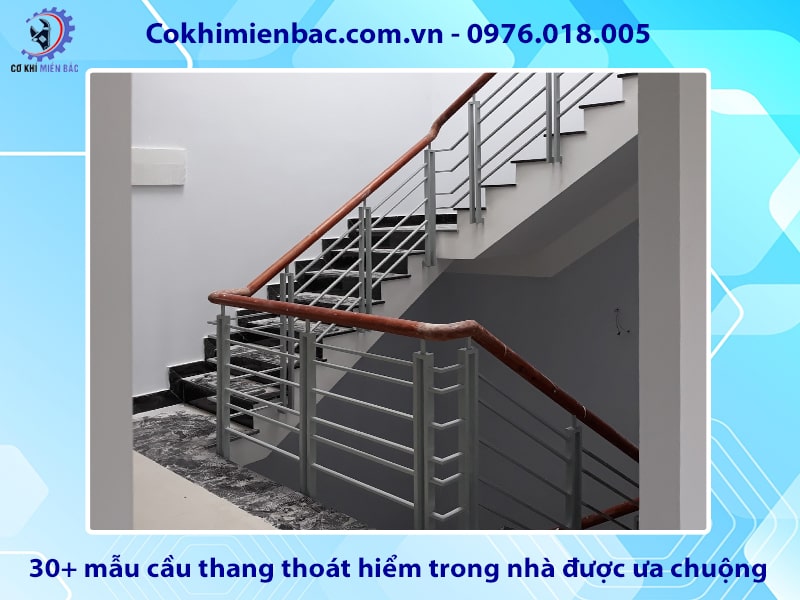 30+ mẫu cầu thang thoát hiểm trong nhà được ưa chuộng