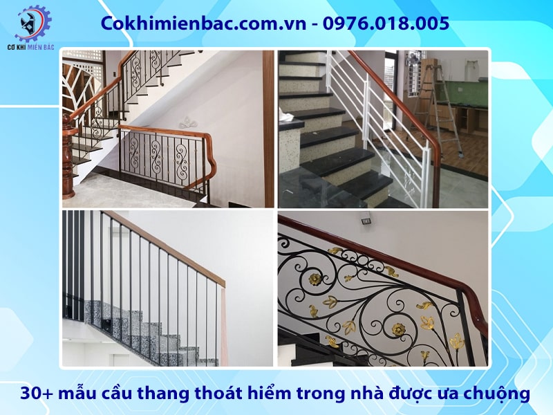 30+ mẫu cầu thang thoát hiểm trong nhà được ưa chuộng