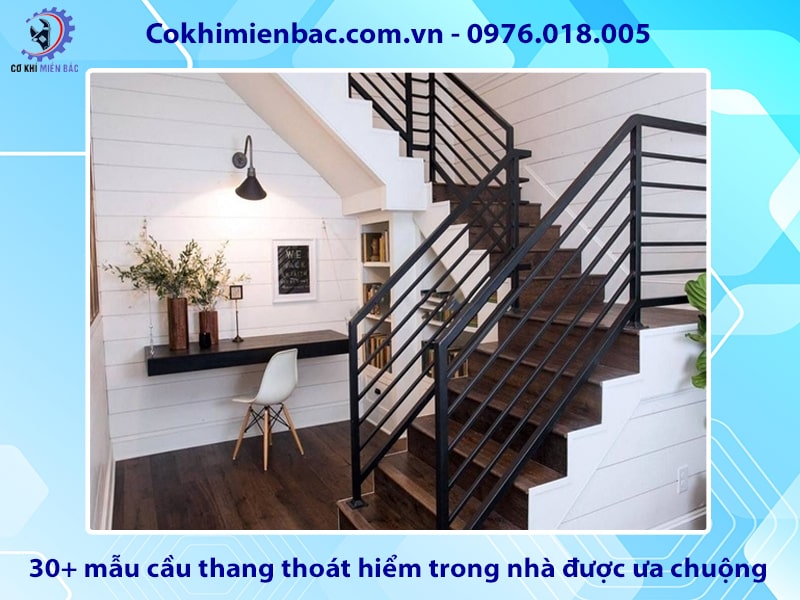 30+ mẫu cầu thang thoát hiểm trong nhà được ưa chuộng