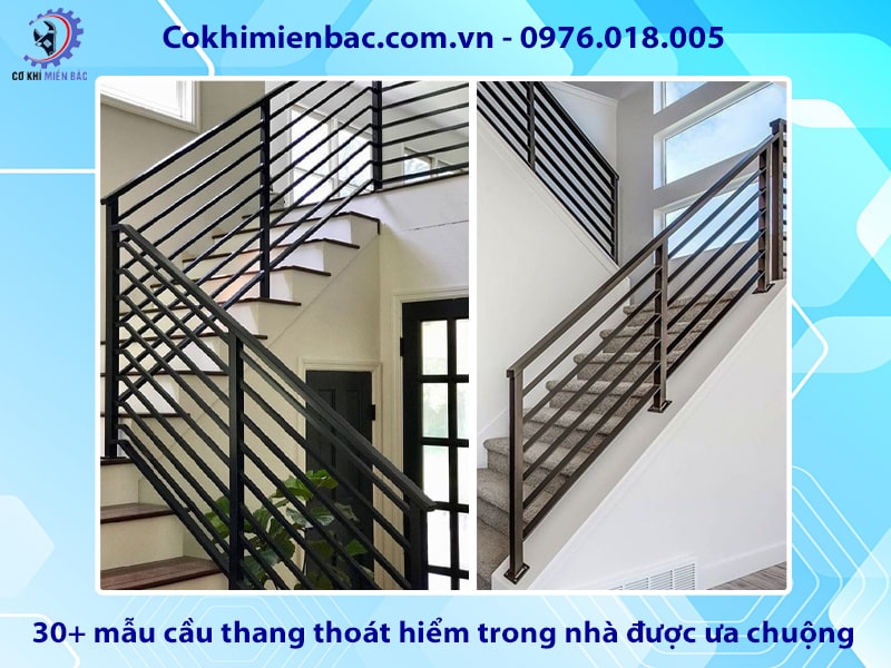 30+ mẫu cầu thang thoát hiểm trong nhà được ưa chuộng