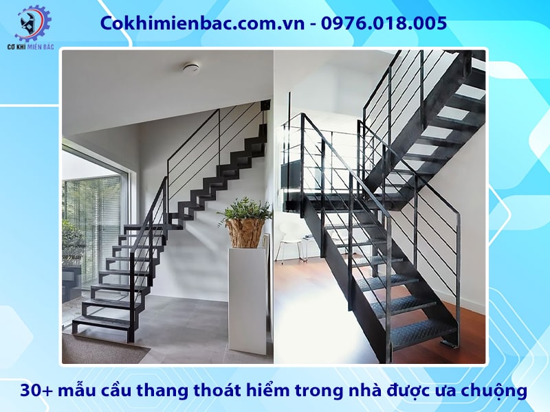 30+ mẫu cầu thang thoát hiểm trong nhà được ưa chuộng