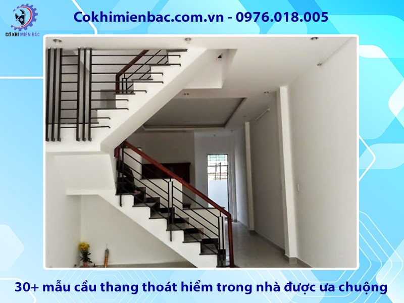 30+ mẫu cầu thang thoát hiểm trong nhà được ưa chuộng