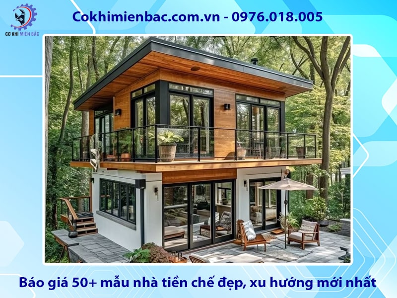 Báo giá 50+ mẫu nhà tiền chế đẹp, xu hướng mới nhất 2025