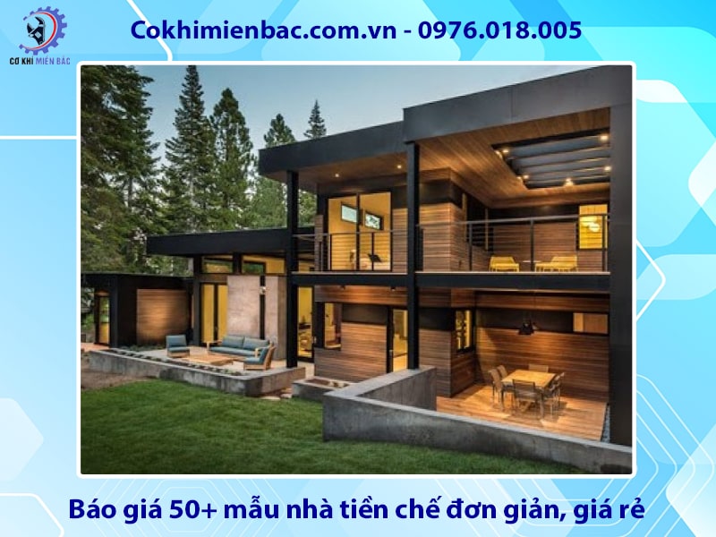 Báo giá 50+ mẫu nhà tiền chế đơn giản, giá rẻ 2025