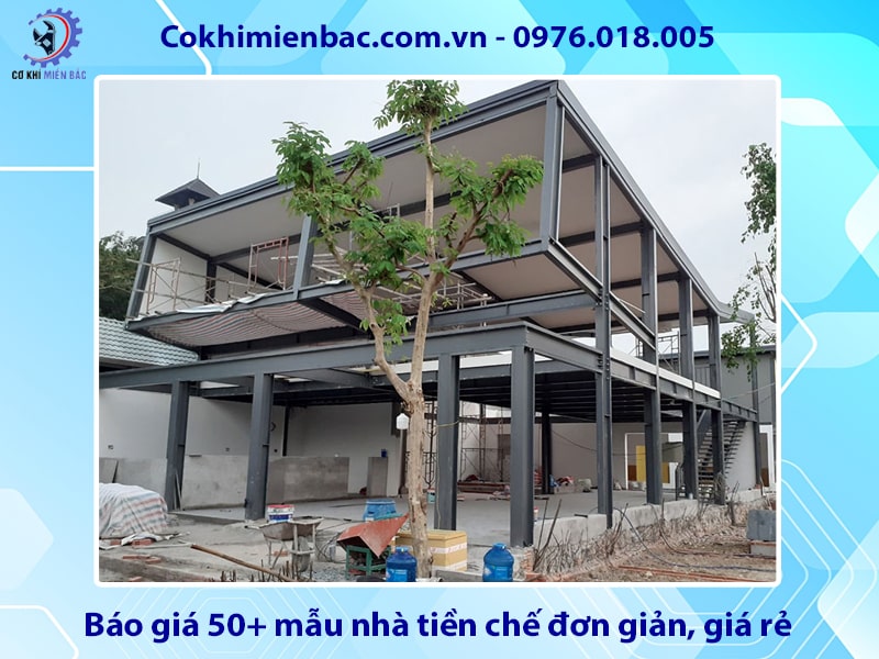 Báo giá 50+ mẫu nhà tiền chế đơn giản, giá rẻ 2025