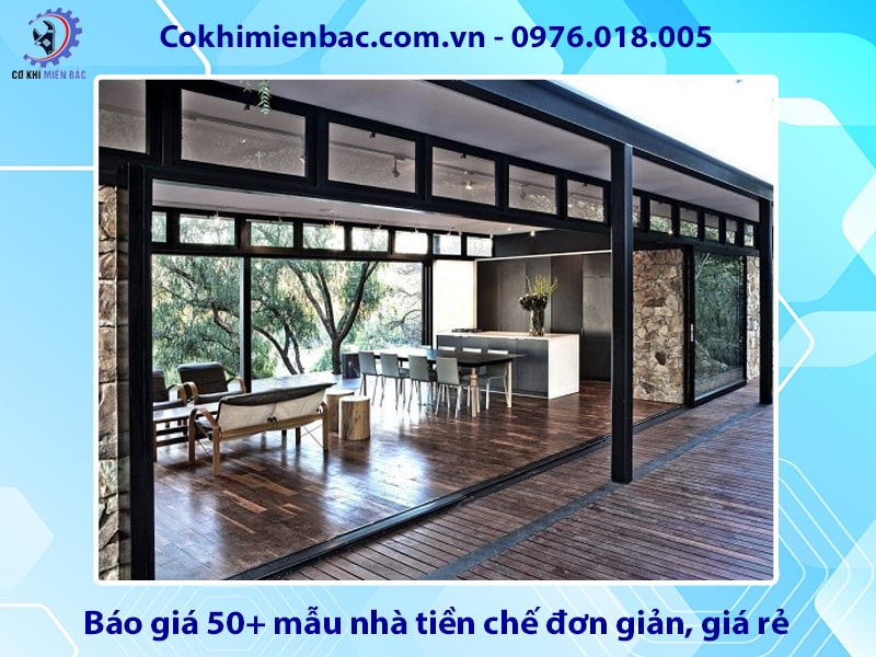 Báo giá 50+ mẫu nhà tiền chế đơn giản, giá rẻ 2025