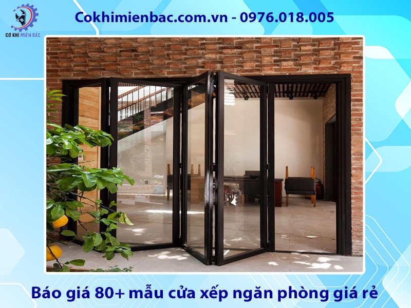 Báo giá 80+ mẫu cửa xếp ngăn phòng giá rẻ năm 2025