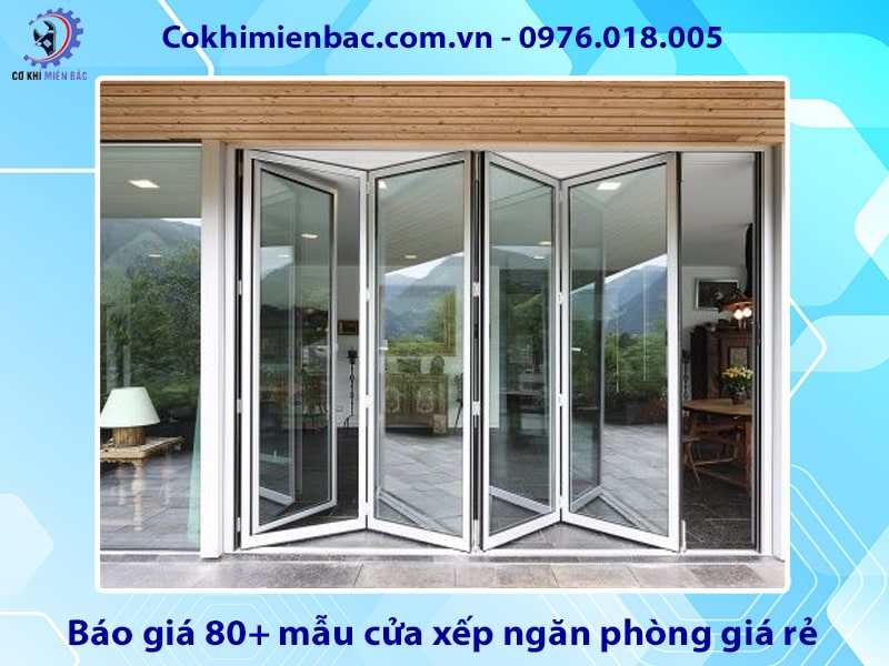 Báo giá 80+ mẫu cửa xếp ngăn phòng giá rẻ năm 2025