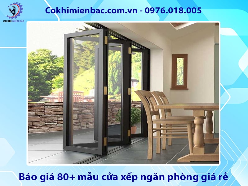 Báo giá 80+ mẫu cửa xếp ngăn phòng giá rẻ năm 2025