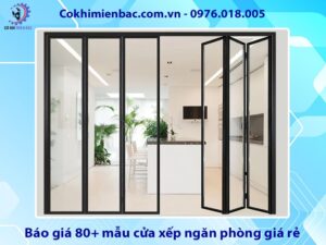 Báo giá 80+ mẫu cửa xếp ngăn phòng giá rẻ năm 2025
