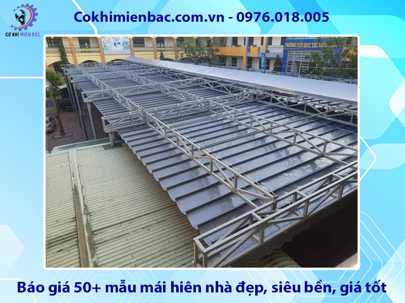 Báo giá 50+ mẫu mái hiên nhà đẹp, siêu bền, giá tốt 2025
