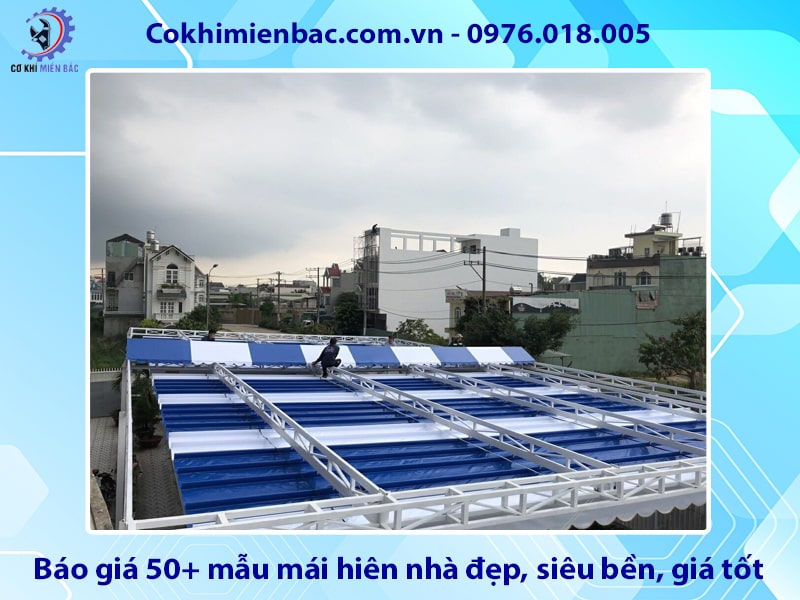 Báo giá 50+ mẫu mái hiên nhà đẹp, siêu bền, giá tốt 2025