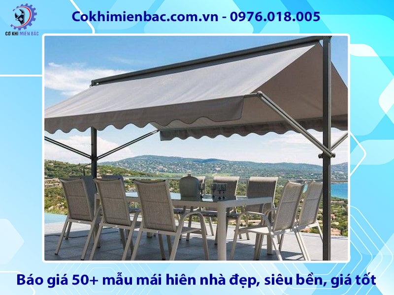 Báo giá 50+ mẫu mái hiên nhà đẹp, siêu bền, giá tốt 2025