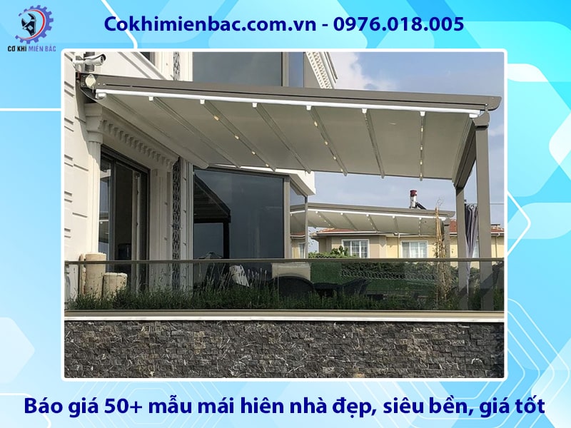 Báo giá 50+ mẫu mái hiên nhà đẹp, siêu bền, giá tốt 2025