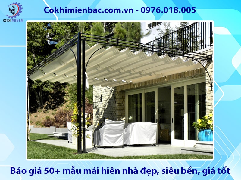 Báo giá 50+ mẫu mái hiên nhà đẹp, siêu bền, giá tốt 2025