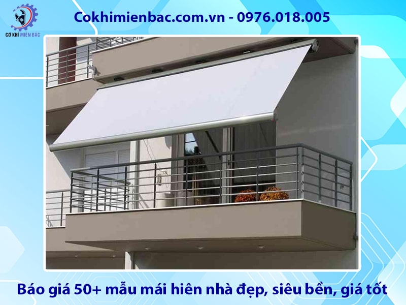 Báo giá 50+ mẫu mái hiên nhà đẹp, siêu bền, giá tốt 2025