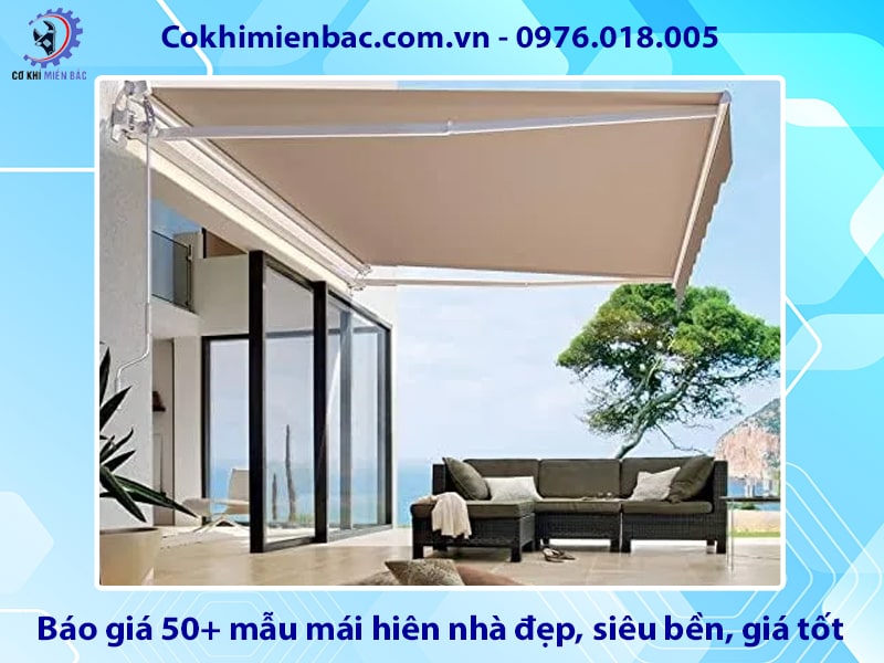 Báo giá 50+ mẫu mái hiên nhà đẹp, siêu bền, giá tốt 2025