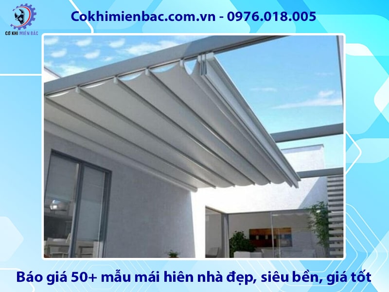 Báo giá 50+ mẫu mái hiên nhà đẹp, siêu bền, giá tốt 2025