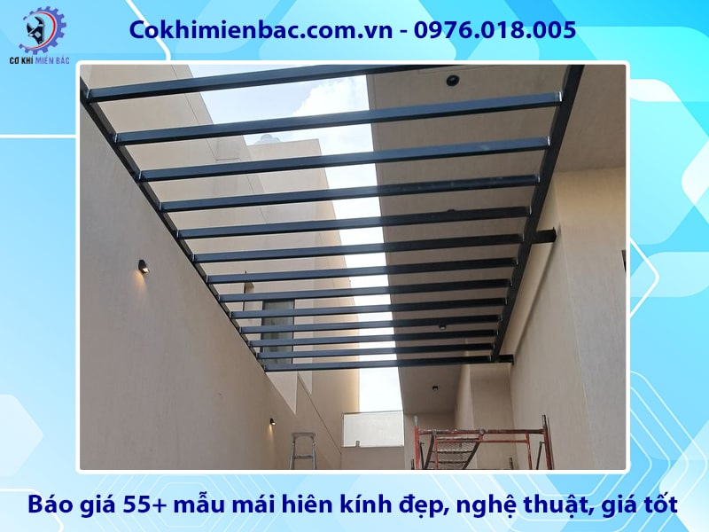 Báo giá 55+ mẫu mái hiên kính đẹp, nghệ thuật, giá tốt