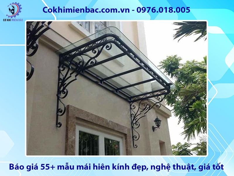 Báo giá 55+ mẫu mái hiên kính đẹp, nghệ thuật, giá tốt