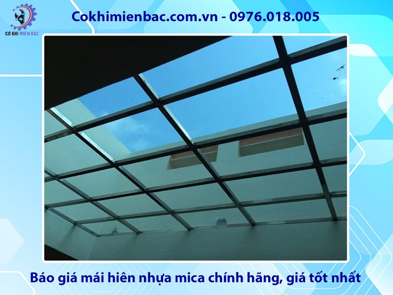 Báo giá mái hiên nhựa mica chính hãng, giá tốt nhất 2025