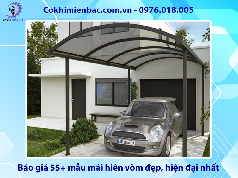 Báo giá 55+ mẫu mái hiên vòm đẹp, hiện đại nhất 2025