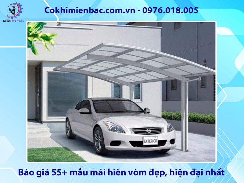 Báo giá 55+ mẫu mái hiên vòm đẹp, hiện đại nhất 2025