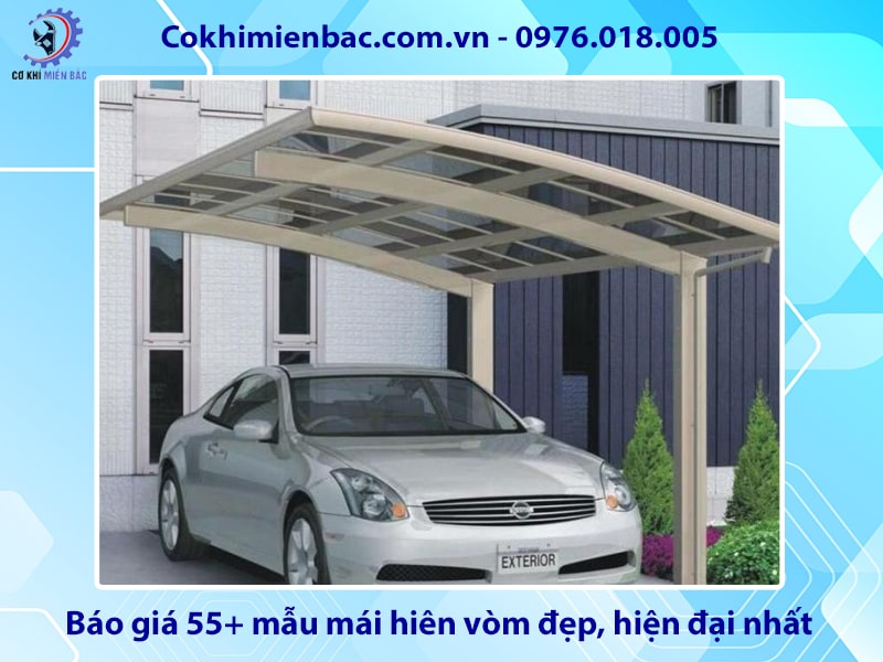 Báo giá 55+ mẫu mái hiên vòm đẹp, hiện đại nhất 2025