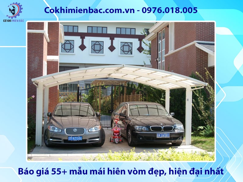 Báo giá 55+ mẫu mái hiên vòm đẹp, hiện đại nhất 2025