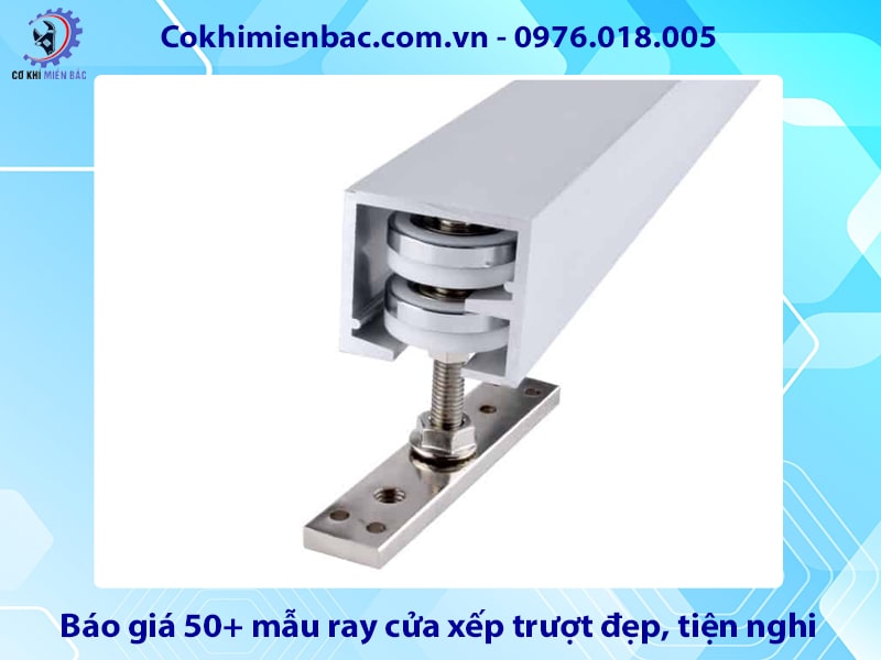 Báo giá 50+ mẫu ray cửa xếp trượt đẹp, tiện nghi 2025