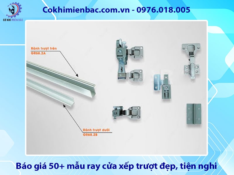 Báo giá 50+ mẫu ray cửa xếp trượt đẹp, tiện nghi 2025