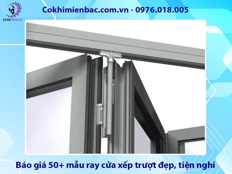 Báo giá 50+ mẫu ray cửa xếp trượt đẹp, tiện nghi 2025