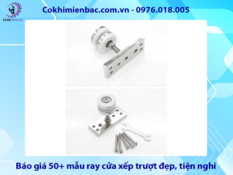 Báo giá 50+ mẫu ray cửa xếp trượt đẹp, tiện nghi 2025