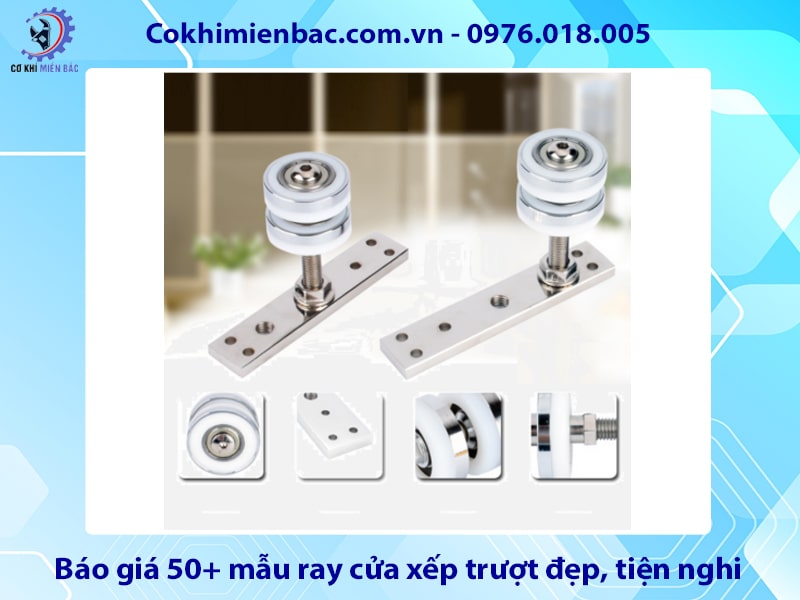 Báo giá 50+ mẫu ray cửa xếp trượt đẹp, tiện nghi 2025
