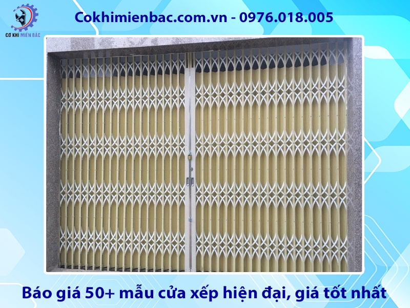Báo giá 50+ mẫu cửa xếp hiện đại, giá tốt nhất 2025