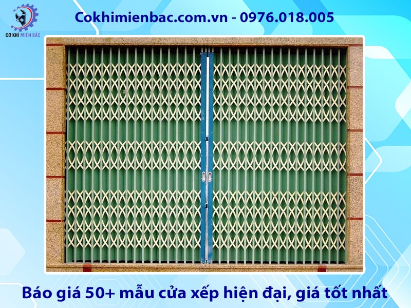 Báo giá 50+ mẫu cửa xếp hiện đại, giá tốt nhất 2025
