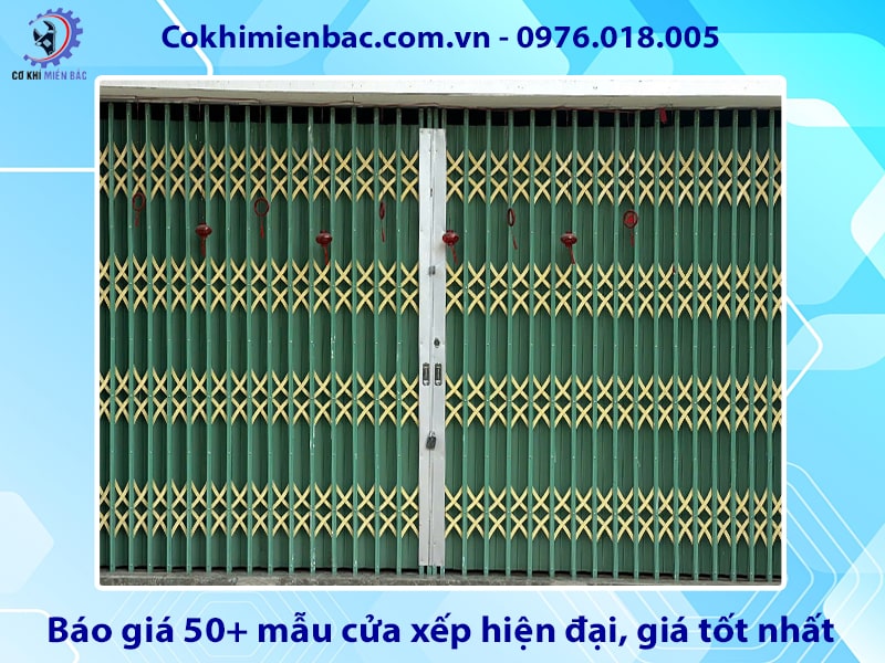 Báo giá 50+ mẫu cửa xếp hiện đại, giá tốt nhất 2025