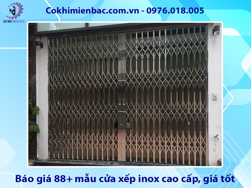 Báo giá 88+ mẫu cửa xếp inox cao cấp, giá tốt năm 2025