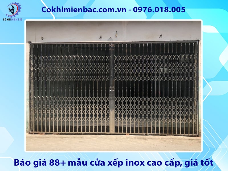 Báo giá 88+ mẫu cửa xếp inox cao cấp, giá tốt năm 2025