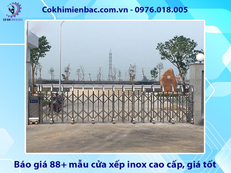 Báo giá 88+ mẫu cửa xếp inox cao cấp, giá tốt năm 2025