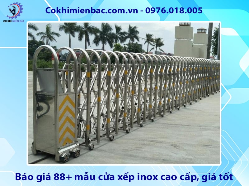 Báo giá 88+ mẫu cửa xếp inox cao cấp, giá tốt năm 2025