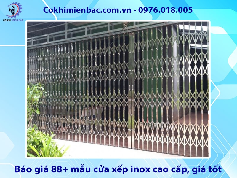 Báo giá 88+ mẫu cửa xếp inox cao cấp, giá tốt năm 2025