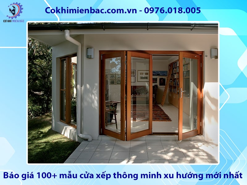 Báo giá 100+ mẫu cửa xếp thông minh xu hướng mới nhất