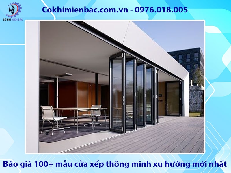 Báo giá 100+ mẫu cửa xếp thông minh xu hướng mới nhất