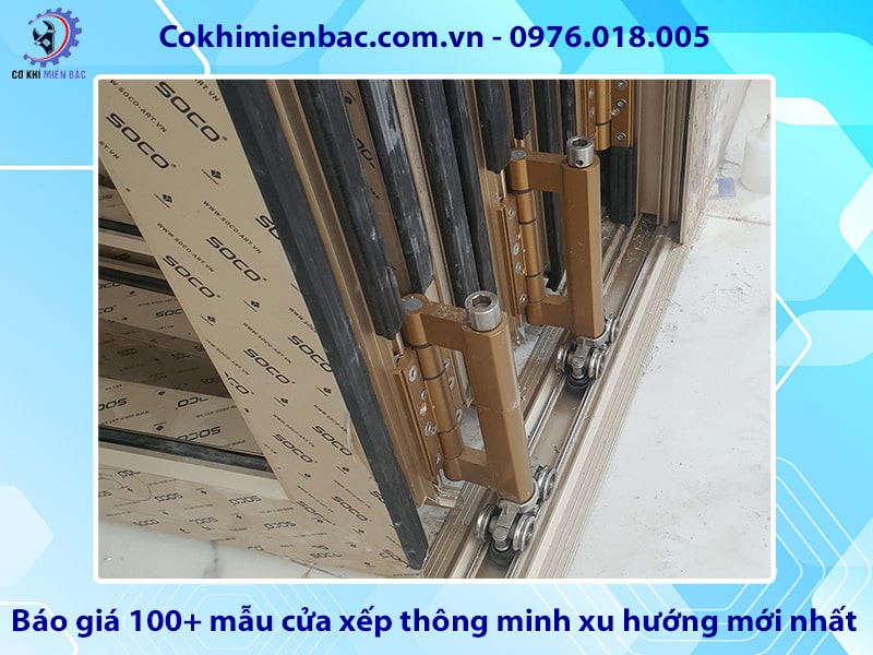 Báo giá 100+ mẫu cửa xếp thông minh xu hướng mới nhất