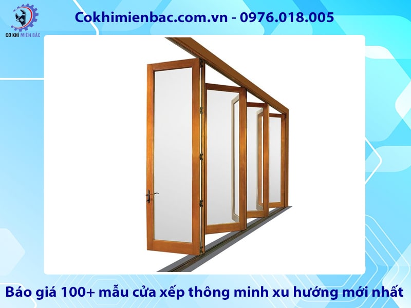 Báo giá 100+ mẫu cửa xếp thông minh xu hướng mới nhất