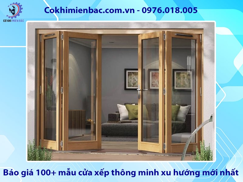 Báo giá 100+ mẫu cửa xếp thông minh xu hướng mới nhất