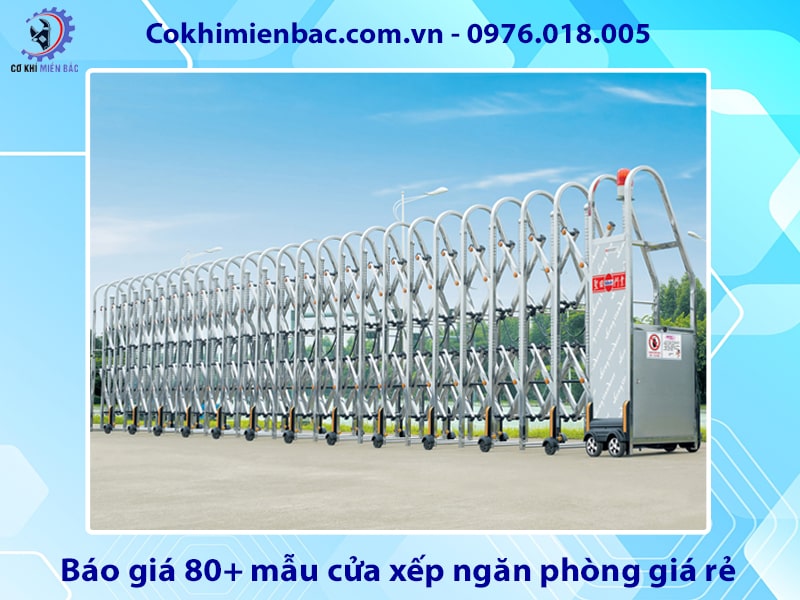 Báo giá 100+ mẫu cửa xếp tự động đẹp, hiện đại, tiện nghi