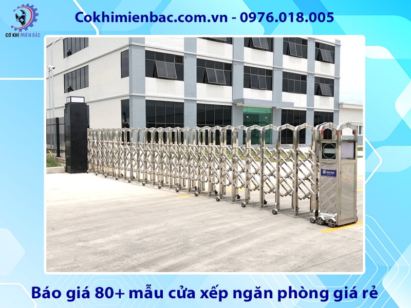 Báo giá 100+ mẫu cửa xếp tự động đẹp, hiện đại, tiện nghi